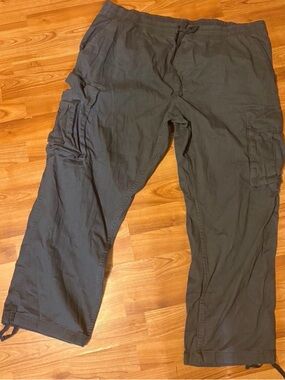 No Boundaries Men's Cargo Pants - Charcoal